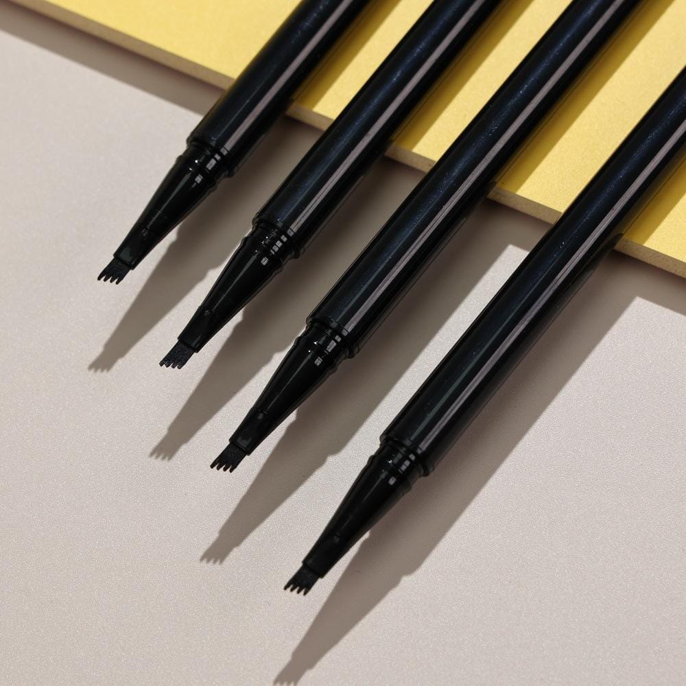 2 in 1 Liquid Eye Brow Pen Organic Makeup Waterproof Natural Private Label Fine Eyebrow Pen and Eye Liner - Image 4