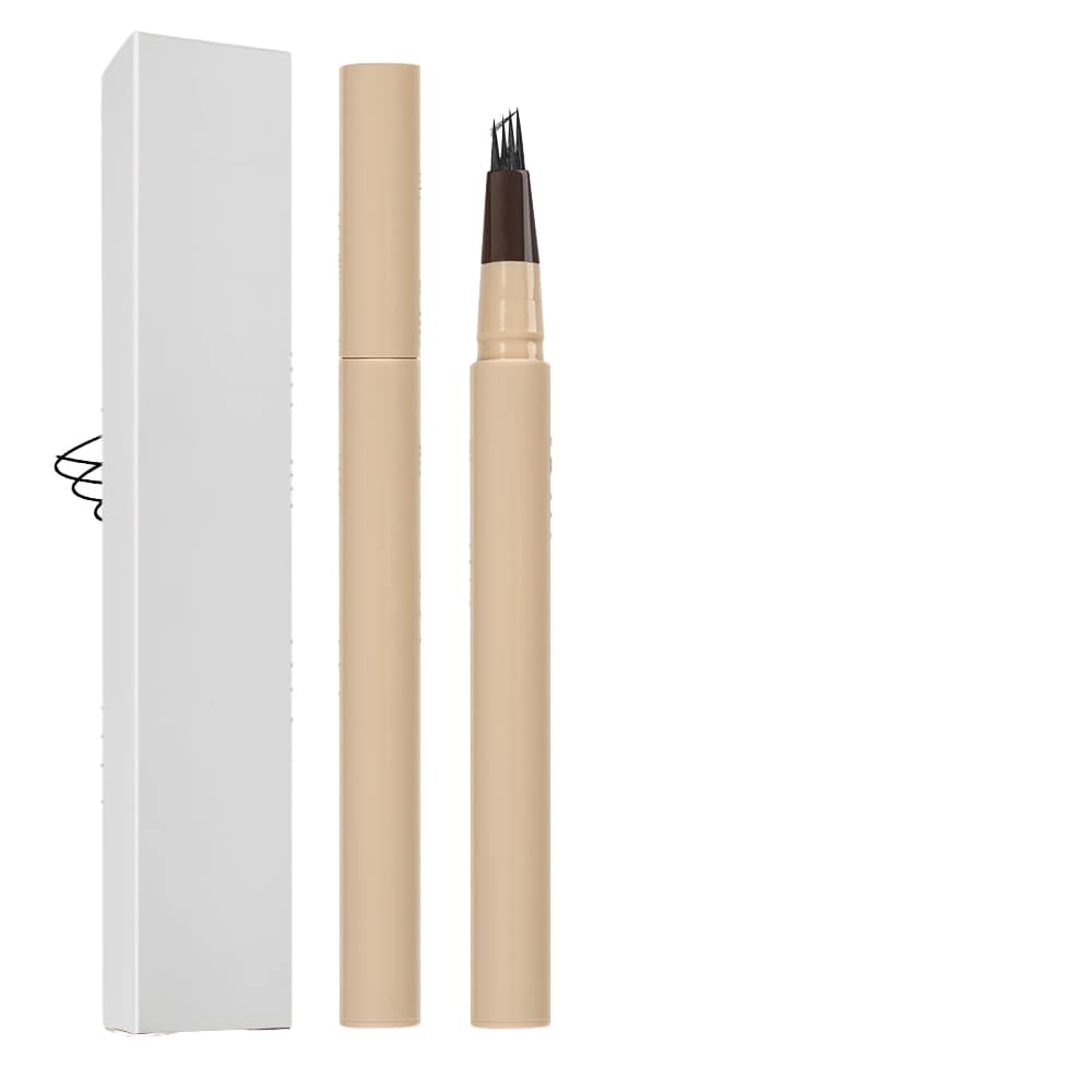 LILYWILD 2025 New Vegan 4-Prong Waterproof Quick-Dry Long-Lasting Eyebrow Pencil Liquid Microblading Effect Ultra-Slim Fine Tip - Image 2