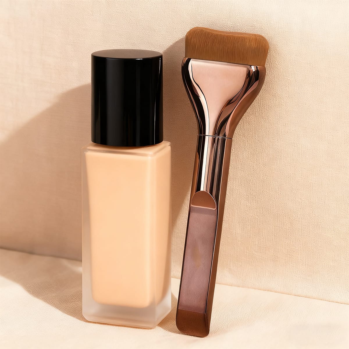 Airbrush Foundation Concealer Brush Professional Quality Synthetic Bristles Eco-friendly Luxury Multifunctional Lip Gloss Lip - Image 2