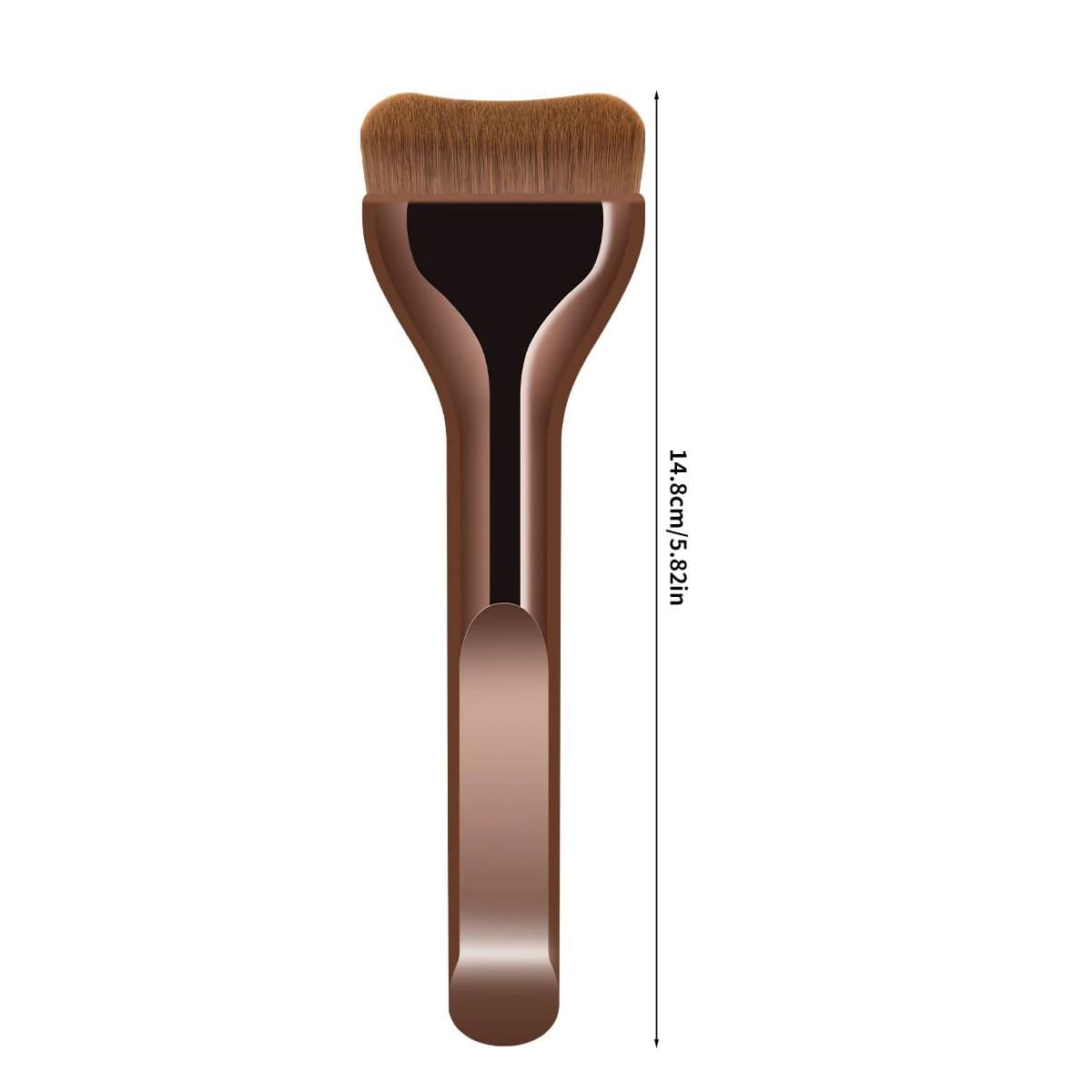 Airbrush Foundation Concealer Brush Professional Quality Synthetic Bristles Eco-friendly Luxury Multifunctional Lip Gloss Lip - Image 5