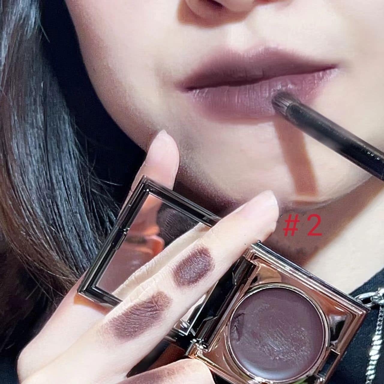 Custom Small Size Cheek Lip Mud Duo-use Cosmetics Silky Matte Finish Cheek Lip Clay High Pigment Lipstick Blush - Image 5
