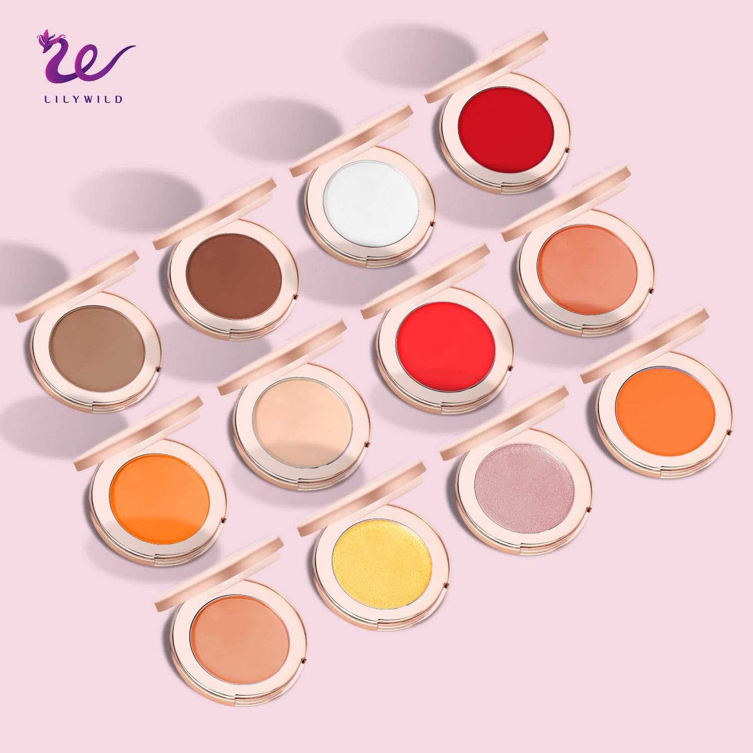 LILYWILD Waterproof Full Coverage Concealer Custom logo High Definition Face Concealer Private Label Makeup Concealer Palette - Image 2