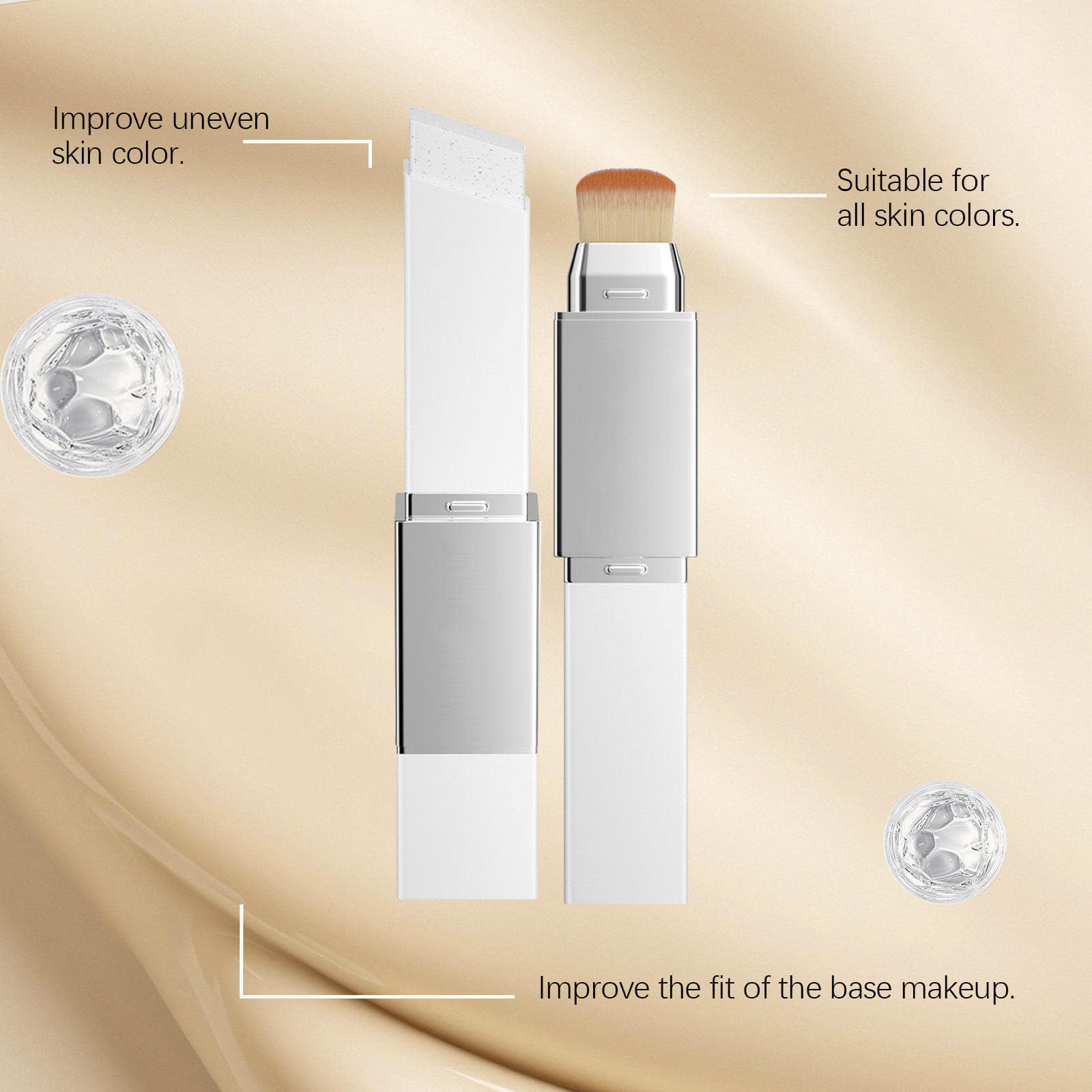 Lilywild Make up Longwear Medium Full Coverage White Foundation for All Skin Types - Image 2