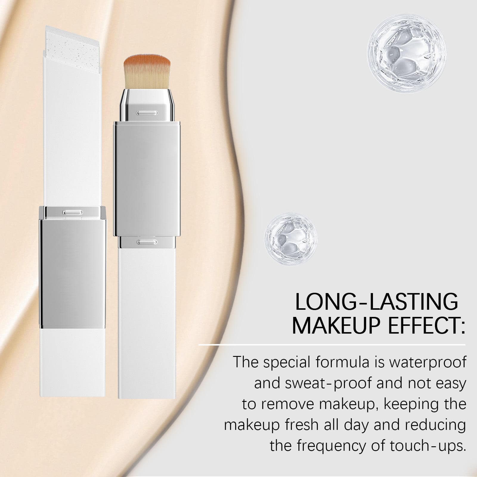 Lilywild Make up Longwear Medium Full Coverage White Foundation for All Skin Types - Image 5