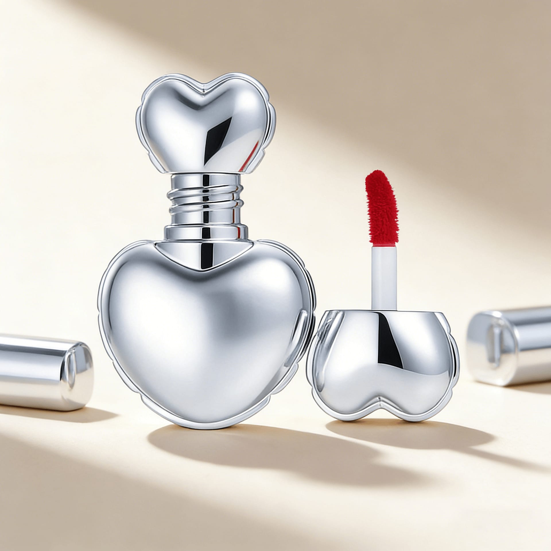 Lilywild Luxury Brand Vegan Heart Shape Lip Glaze Valentine's Day Gift Long-Lasting Customized Liquid Lipstick Waterproof - Image 4