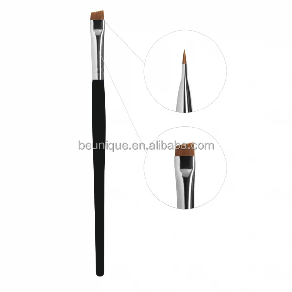 Lilywild Professional High Quality Black Vegan Private Label Wooden Luxury Single Eye Liner Makeup Brushes - Image 3