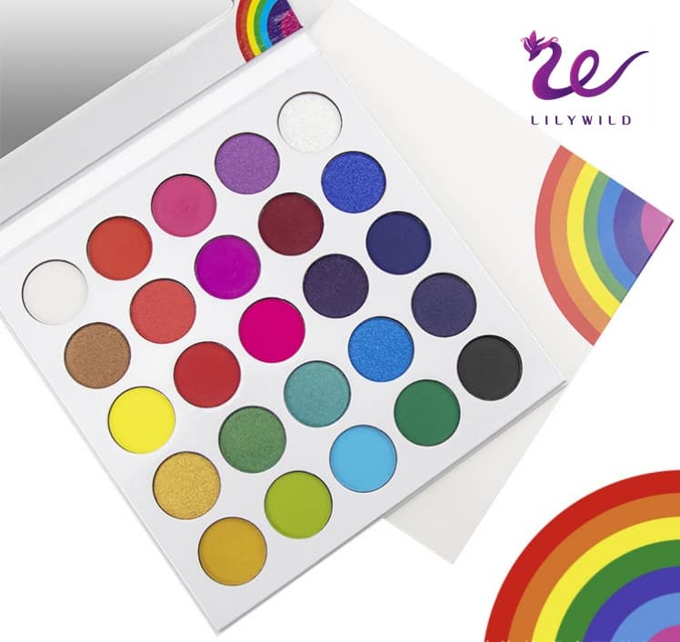 Wholesale OEM 25 Colors Eye Makeup Luxury Glitter Customized High Pigment Eye Shadow Palette - Image 2