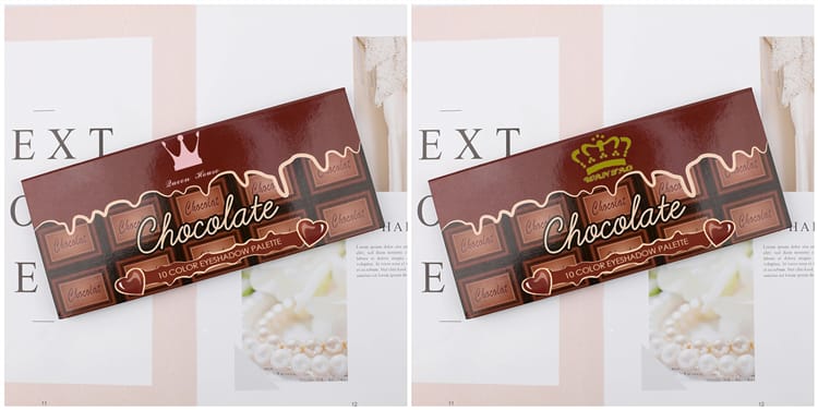 Custom Made Eyeshadow Palette with Luminous Metallic Shimmer Finish for Dark Skin Tones Matte Brown Eye Shadow Powder - Image 5