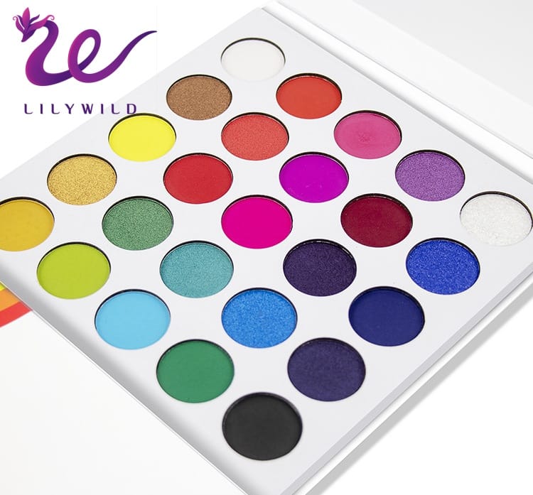 Wholesale OEM 25 Colors Eye Makeup Luxury Glitter Customized High Pigment Eye Shadow Palette - Image 3