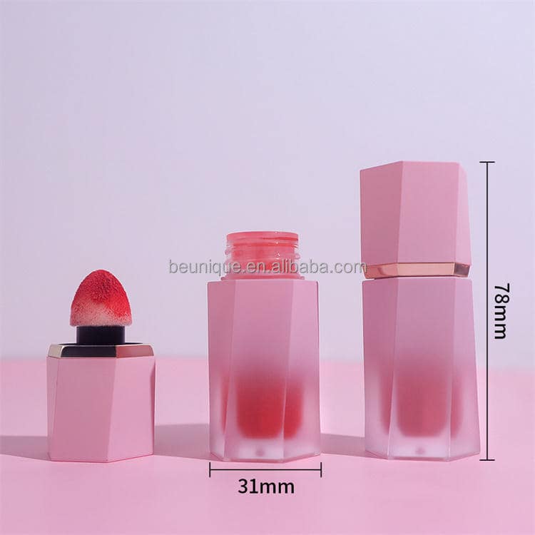 Lilywild Matte Luxury Bottle Cheek Pink Pigmented Waterproof Vegan Custom Logo Private Label Make up Liquid Blush on Make up - Image 4