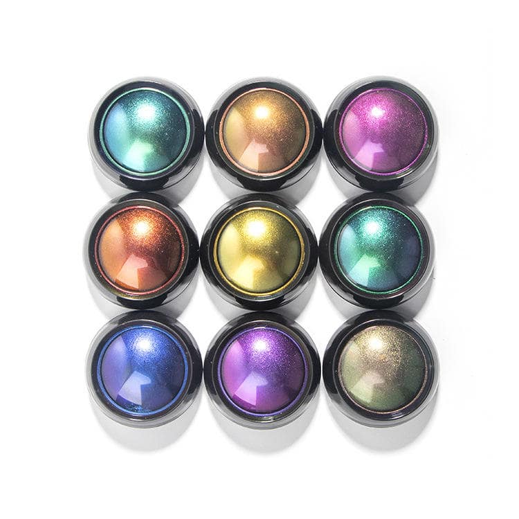Lilywild Professional Makeup Silver Chameleon Eye Shadow Powder Dry Pressed Glitter Shimmer for Fair and Dark Skin Tones - Image 6