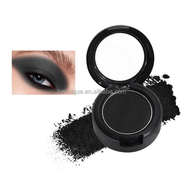 Highly Pigmented Cheek Blush Makeup Private Label Vegan Eyeshadow Palette Custom Logo Matte Black Blush - Image 2