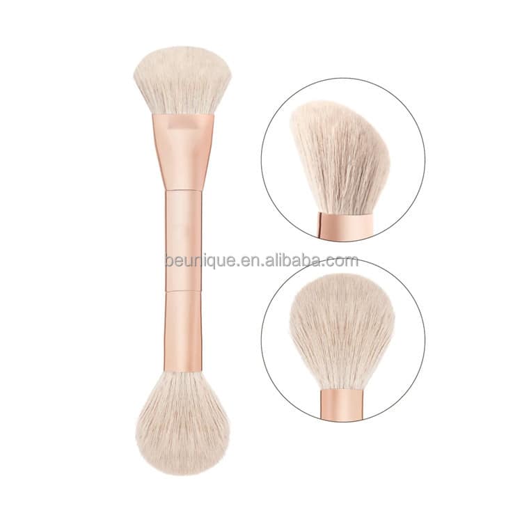 Private Label Professional Major Face Fluffy Fan Sculpt Contour Brushes New Dual Ended Sculpting Sculpting Makeup Brush - Image 5