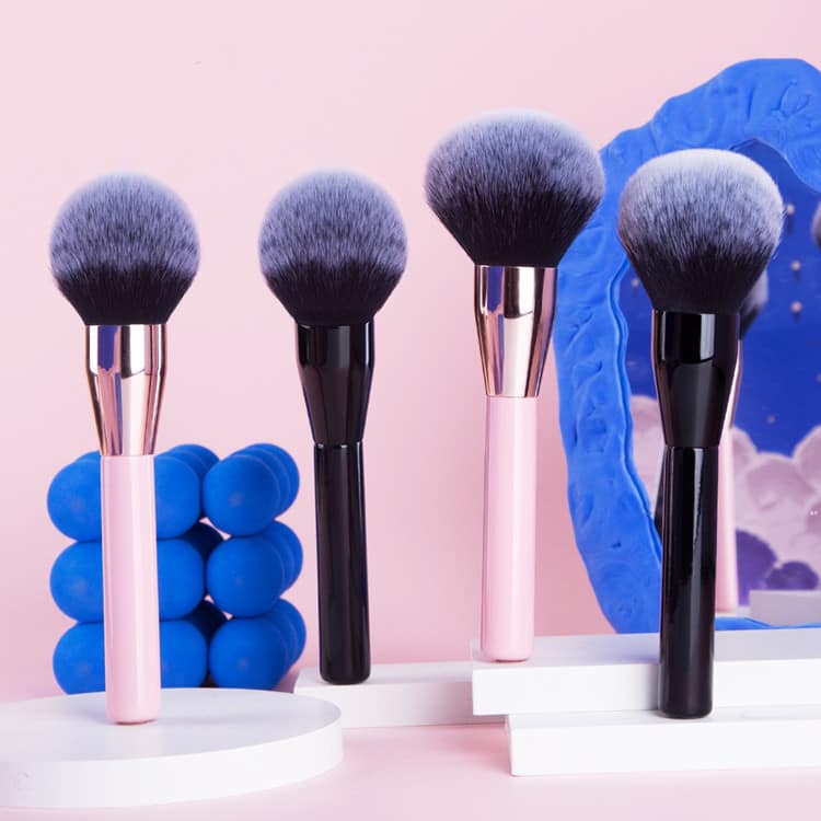 Professional Cosmetics Extra Large Pink Kabuki Foundation Brush Fluffy Powder Blusher Quality Makeup Brush on Face Powder - Image 3