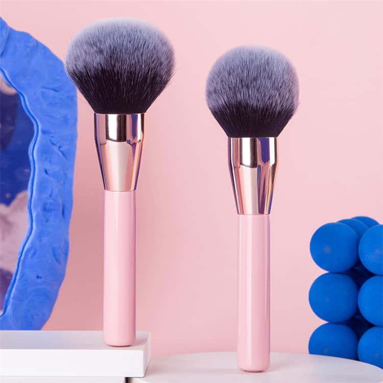 Professional Cosmetics Extra Large Pink Kabuki Foundation Brush Fluffy Powder Blusher Quality Makeup Brush on Face Powder