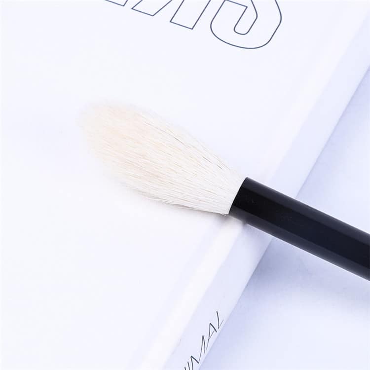 Professional High Quality Natural Blush Brush Highlighter Wholesale Custom Logo Small Black Private Label Makeup Blush Brush - Image 4