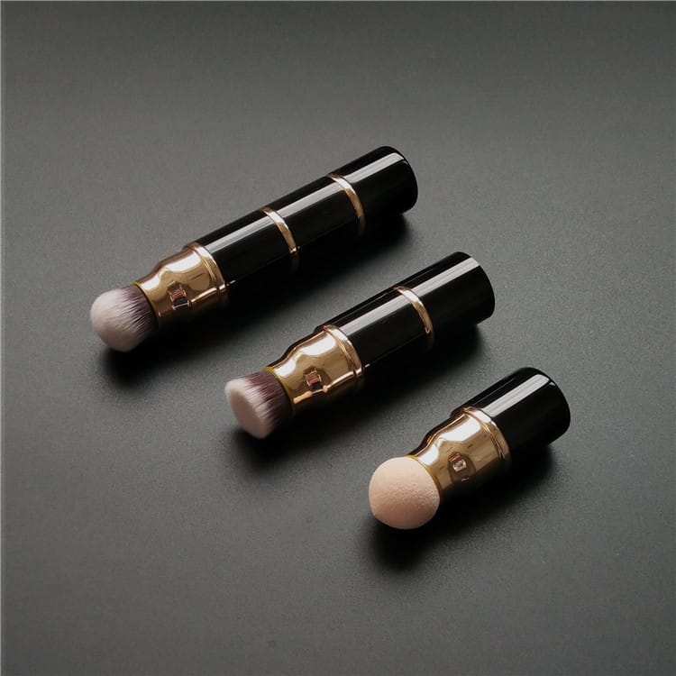 Double Sided Makeup Brushes Dual Ended Flat Top Powder Brush Retractable Kabuki Brush - Image 6