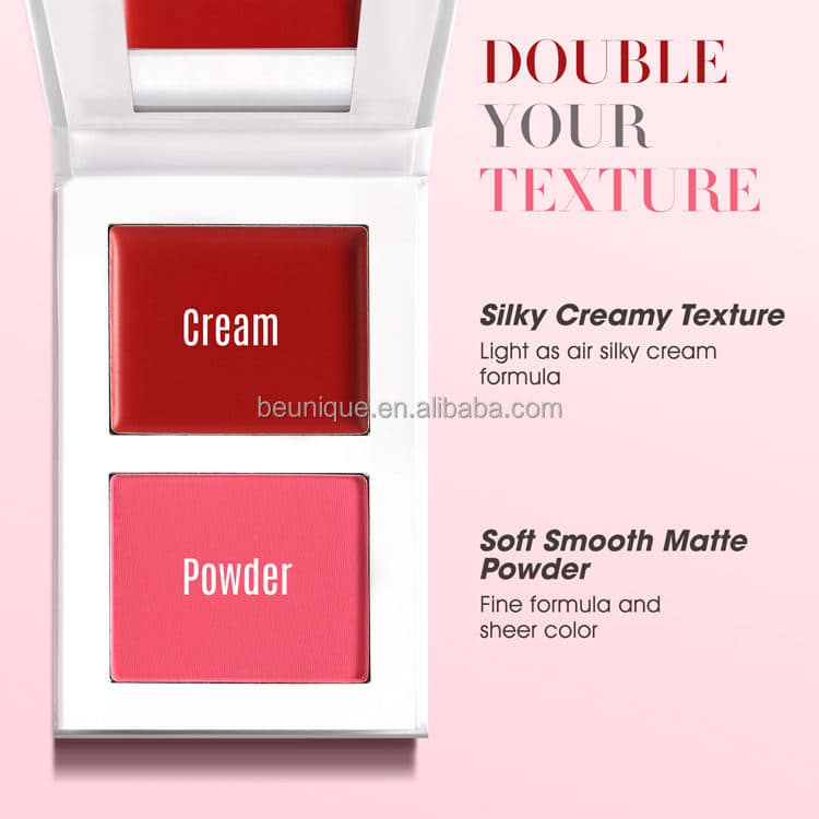 Lilywild Custom Logo High Quality Multi Color Cheek Vegan Private Label Powder Cream Palette Make up Blush - Image 6