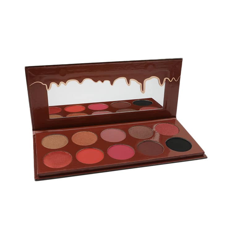 Custom Made Eyeshadow Palette with Luminous Metallic Shimmer Finish for Dark Skin Tones Matte Brown Eye Shadow Powder - Image 6