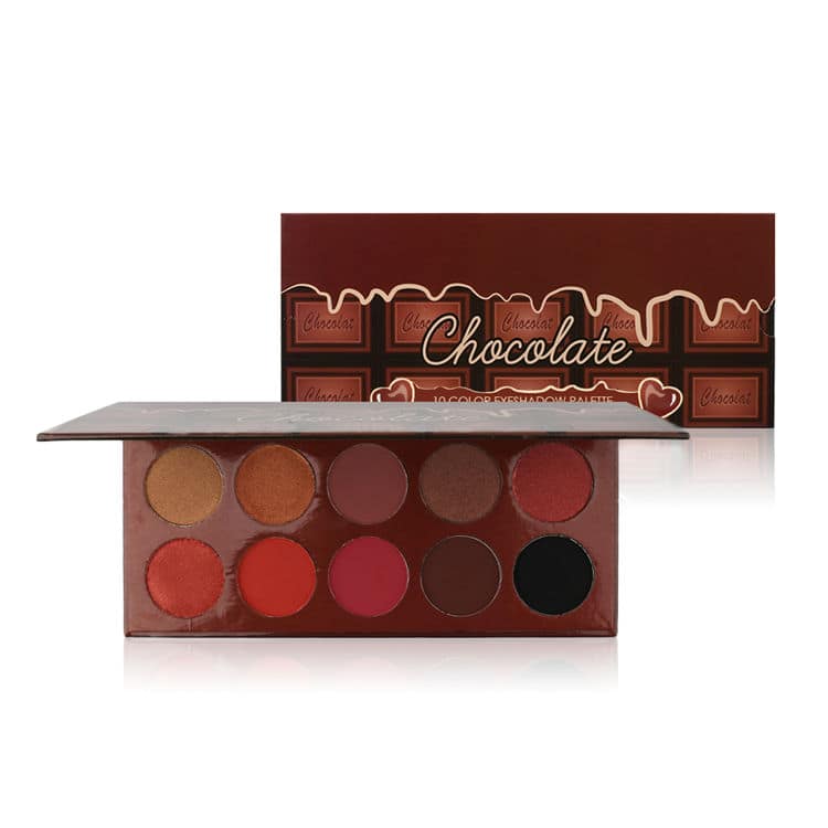 Custom Made Eyeshadow Palette with Luminous Metallic Shimmer Finish for Dark Skin Tones Matte Brown Eye Shadow Powder - Image 2