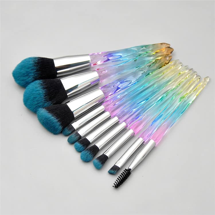 Wholesale Professional Makeup Brush Set Facial Cosmetic Brush Make up 10pcs - Image 4