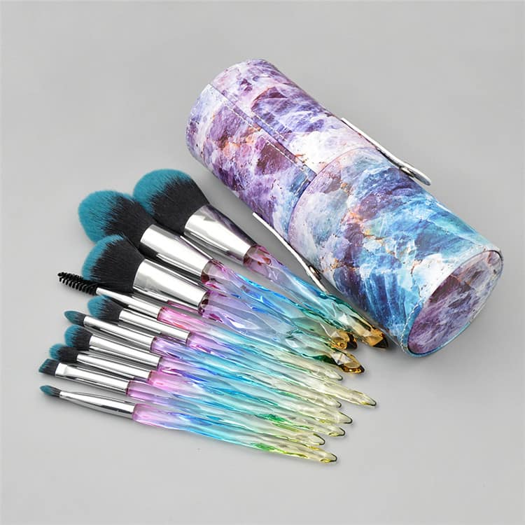 Wholesale Professional Makeup Brush Set Facial Cosmetic Brush Make up 10pcs - Image 7