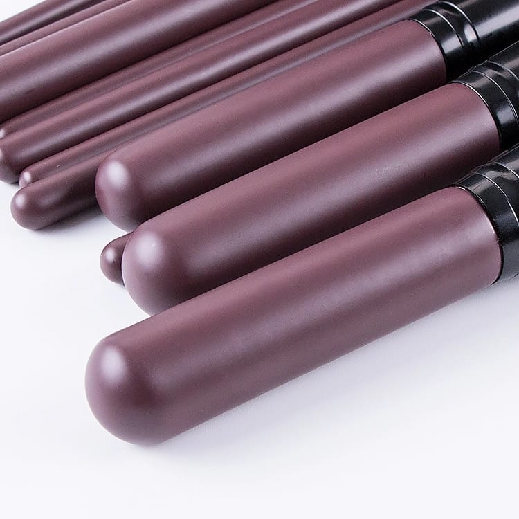 Wholesale Makeup Brush Private Label 11pcs Face Eye Soft Dense Synthetic Hair Wood Handle Makeup Brushes Set - Image 4