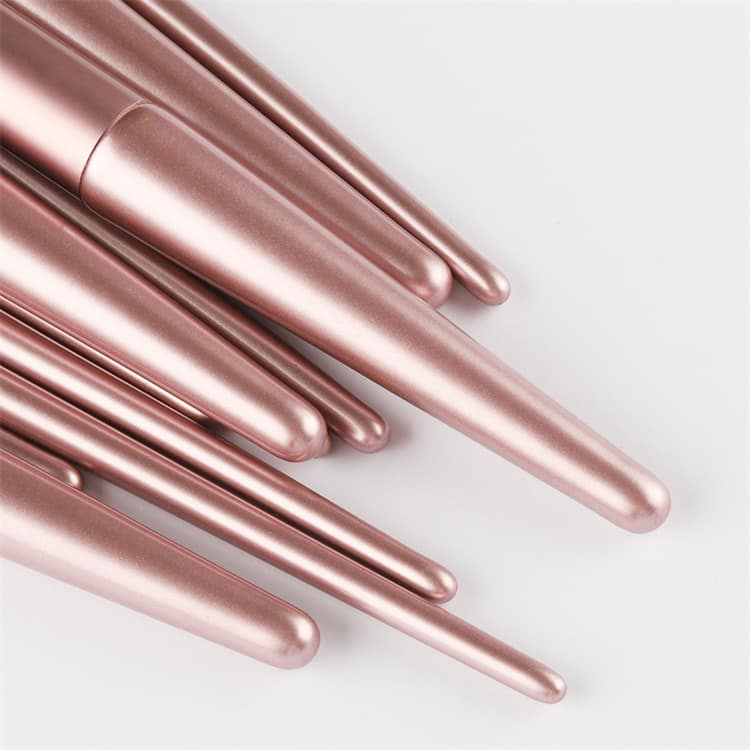 Custom Logo Professional Private Label Luxury Beauty Brushes Super Soft Vegan Cosmetics Foundation Pink Makeup Brush Set - Image 4