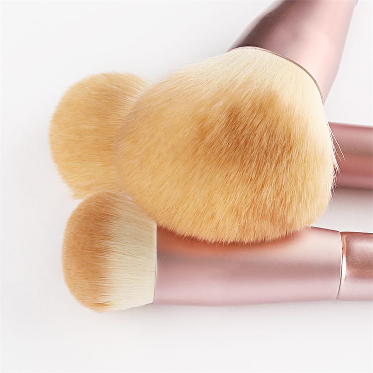 Custom Logo Professional Private Label Luxury Beauty Brushes Super Soft Vegan Cosmetics Foundation Pink Makeup Brush Set - Image 6