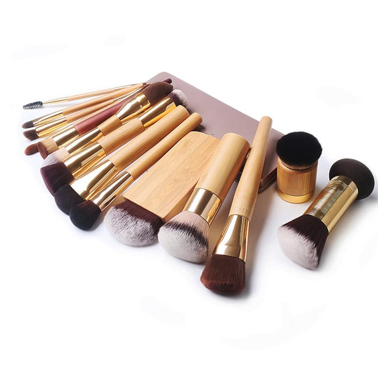 14 Pieces Makeup Brush Sets logo Makeup Brush High Quality Makeup Brush Set - Image 2
