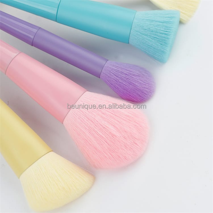 Lilywild New Products 5 Stars Reviews 17 Pcs Neon Makeup Brush Set Free Sample Custom Logo No Logo Colorful Makeup Brushes - Image 7