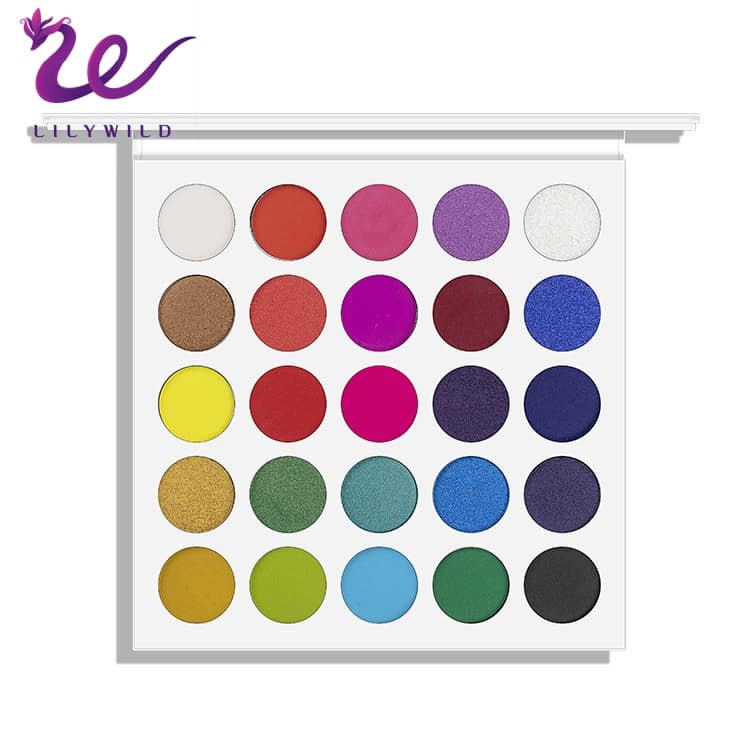 Wholesale OEM 25 Colors Eye Makeup Luxury Glitter Customized High Pigment Eye Shadow Palette - Image 5
