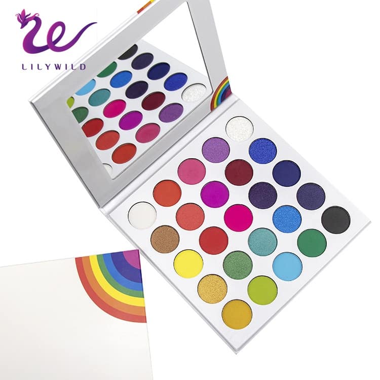 Wholesale OEM 25 Colors Eye Makeup Luxury Glitter Customized High Pigment Eye Shadow Palette - Image 6