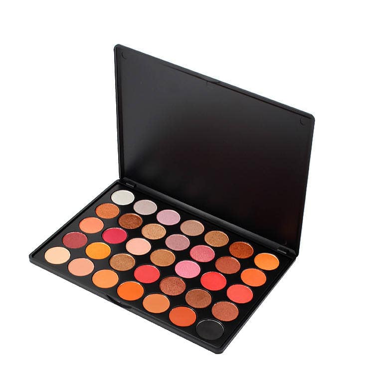Private Label Custom Cardboard High Pigment Matte Eye Shadow Palette Make Your Own Brand 35 Colors Eyeshadow Palette - Image 4