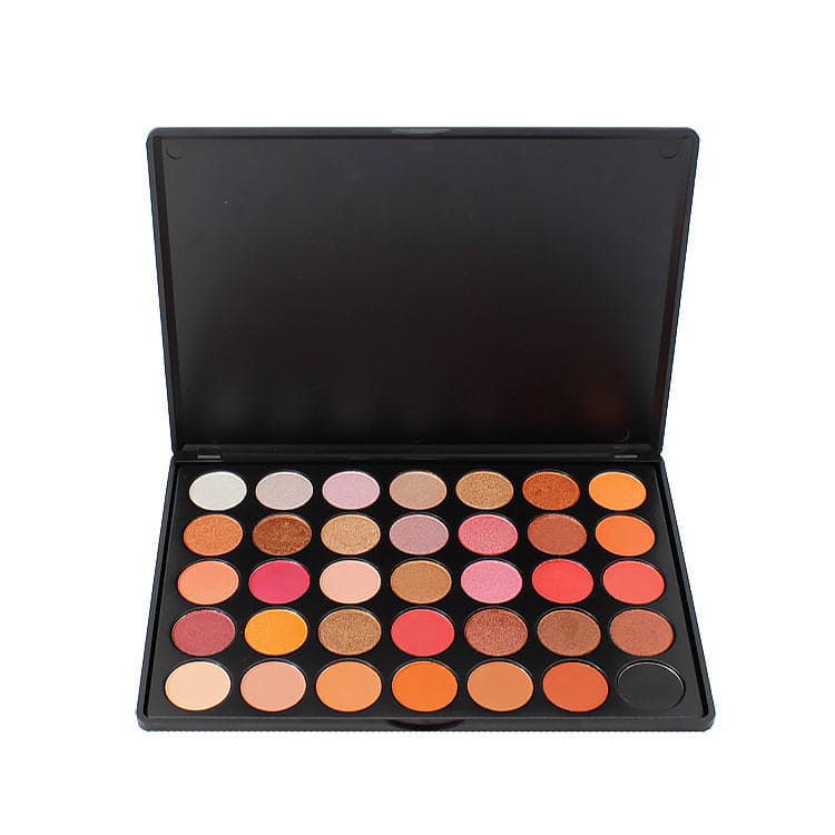 Private Label Custom Cardboard High Pigment Matte Eye Shadow Palette Make Your Own Brand 35 Colors Eyeshadow Palette - Image 2
