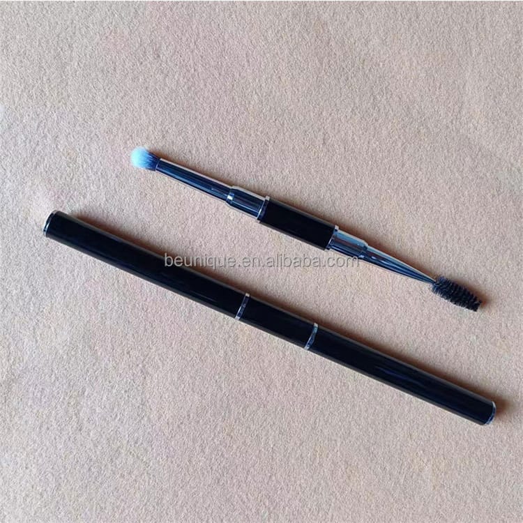 Portable Lash Care Wand Spoolie Custom Dual Ended Sided Eye Lashes Extensions Cleaning Brush Cleaner Lash Brush With Cover - Image 3