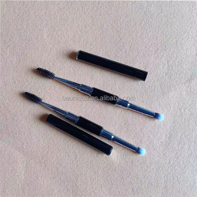 Portable Lash Care Wand Spoolie Custom Dual Ended Sided Eye Lashes Extensions Cleaning Brush Cleaner Lash Brush With Cover - Image 4