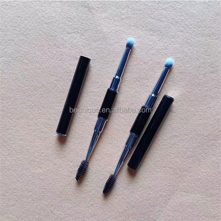Portable Lash Care Wand Spoolie Custom Dual Ended Sided Eye Lashes Extensions Cleaning Brush Cleaner Lash Brush With Cover - Image 5
