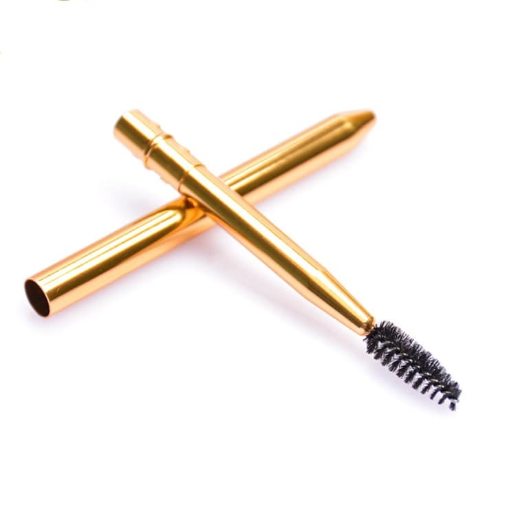 Custom Rose Gold Eyebrow Lash Eyelash Spoolies Brush Large With Cover - Image 5