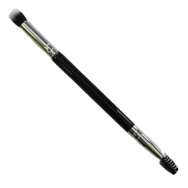 Black Eye Lash Bath Cleansing Cleanser Brush Round Wand Spoolie Soft Foaming Brush Lash Extension Cleaning Brush Double Side