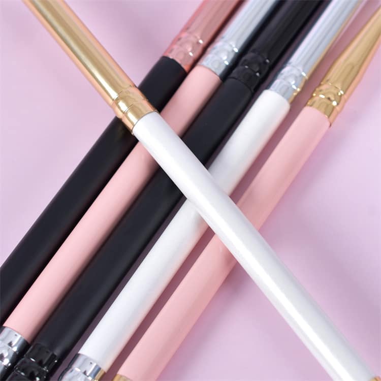 Reusable Eco Friendly Black Wooden Double Ended Cleaning Brush Wholesale Pink Lash Extensions Eyelash Spoolie Brush With Spoolie - Image 7