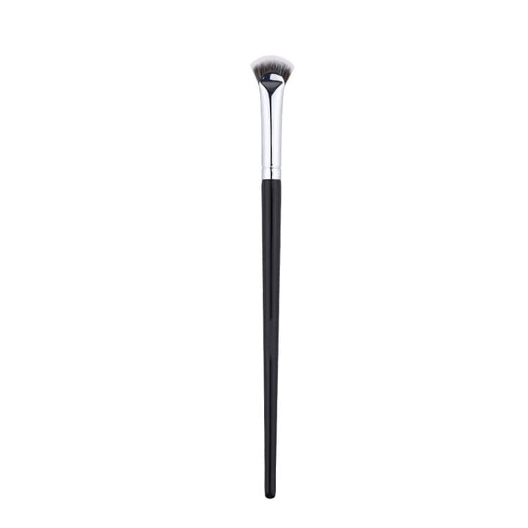 Single Custom Logo Professional Make up Cosmetic Makeup Black Short Small Lash Mini Mascara Fluffy Fan Brush for Mascara - Image 3