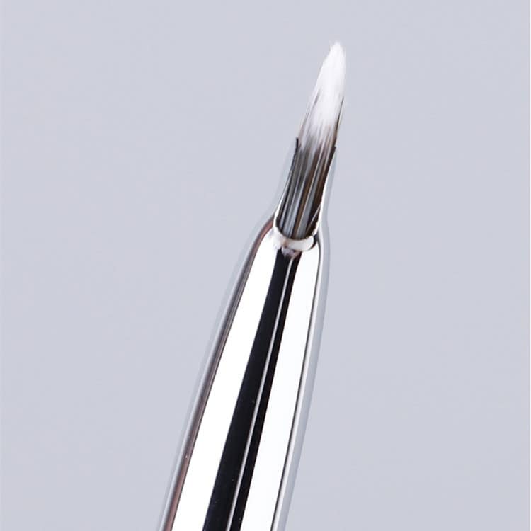 Single Custom Logo Professional Make up Cosmetic Makeup Black Short Small Lash Mini Mascara Fluffy Fan Brush for Mascara - Image 4