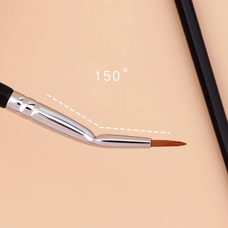 Custom Private Label Professional Angled Fine Best Makeup Precision Thin Private Label Eyeliner Brushes - Image 3