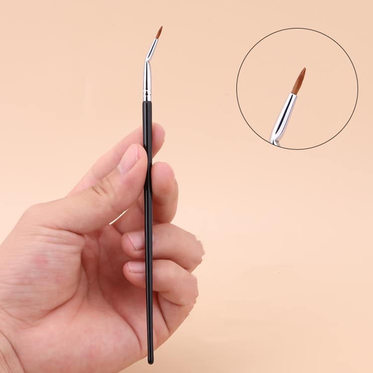 Custom Private Label Professional Angled Fine Best Makeup Precision Thin Private Label Eyeliner Brushes - Image 5