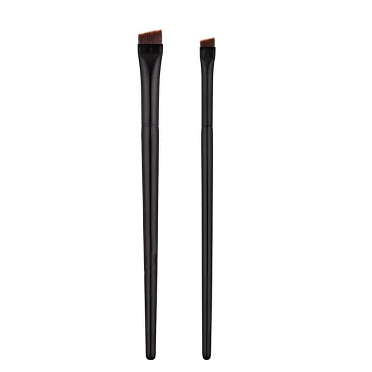 Wood Precise Best Thin Comb Professional Makeup Single Vegan Powder Tint Angle Top Flat Brows Eye Liner Brow Eyebrow Brush - Image 2