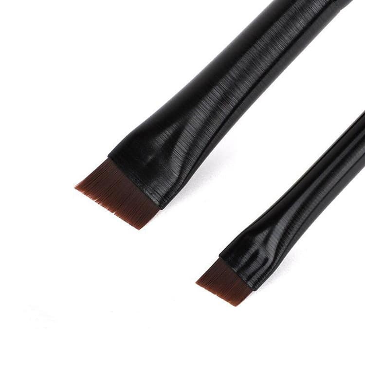Wood Precise Best Thin Comb Professional Makeup Single Vegan Powder Tint Angle Top Flat Brows Eye Liner Brow Eyebrow Brush - Image 3