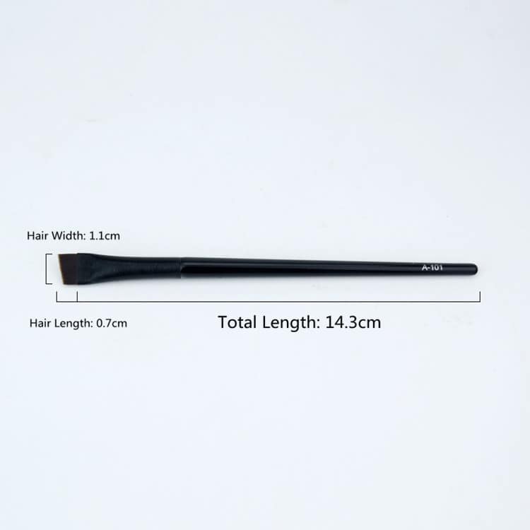 Wood Precise Best Thin Comb Professional Makeup Single Vegan Powder Tint Angle Top Flat Brows Eye Liner Brow Eyebrow Brush - Image 4