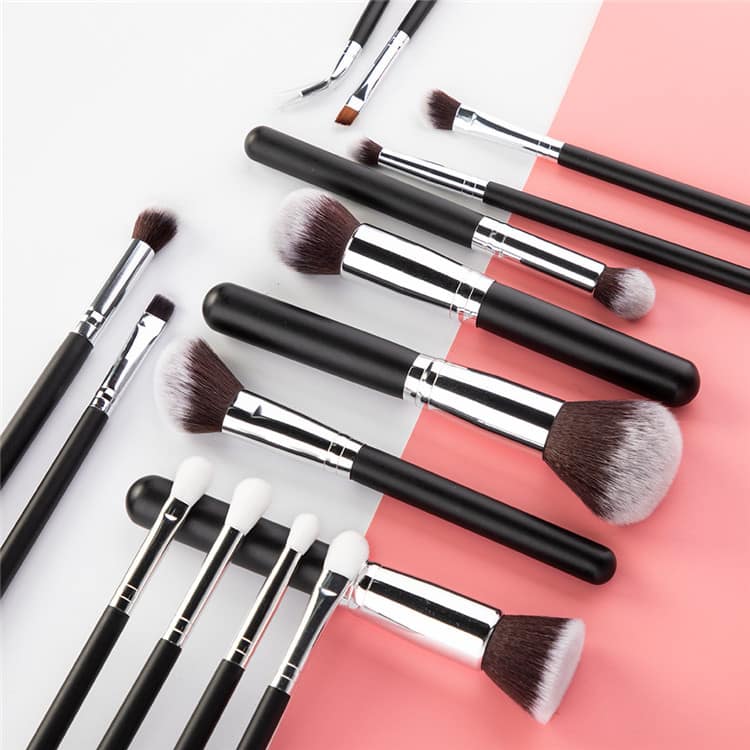 15pcs Pieces Your Own Logo Premium Pro Makeup Brush Set Personalized Makeup Brushes - Image 3