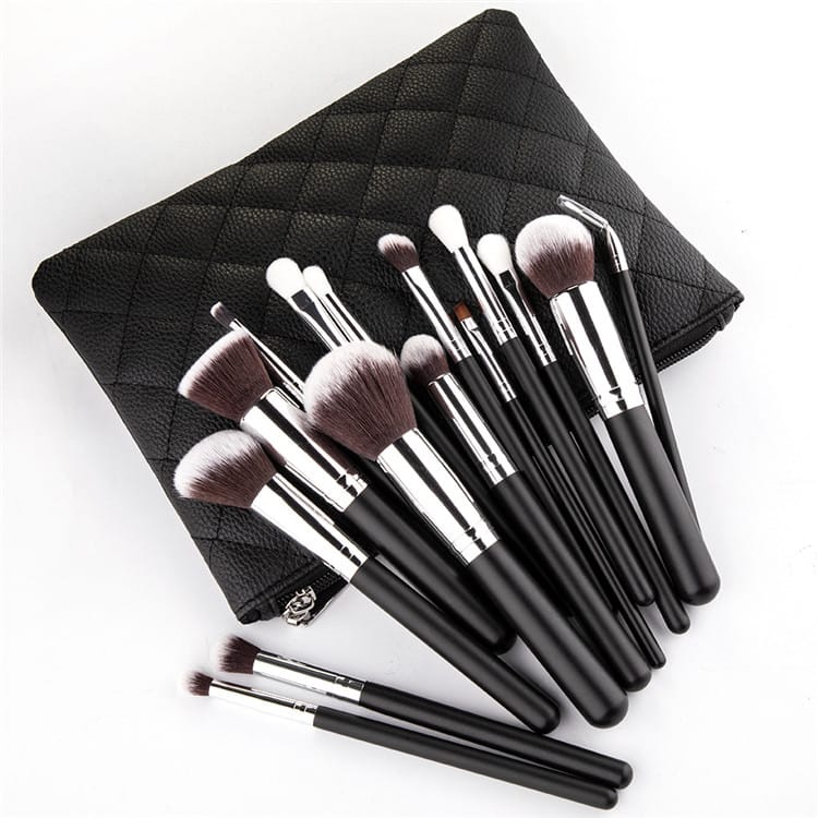 15pcs Pieces Your Own Logo Premium Pro Makeup Brush Set Personalized Makeup Brushes - Image 6